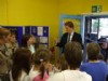 Danny opening 'The Bught Stop' community space